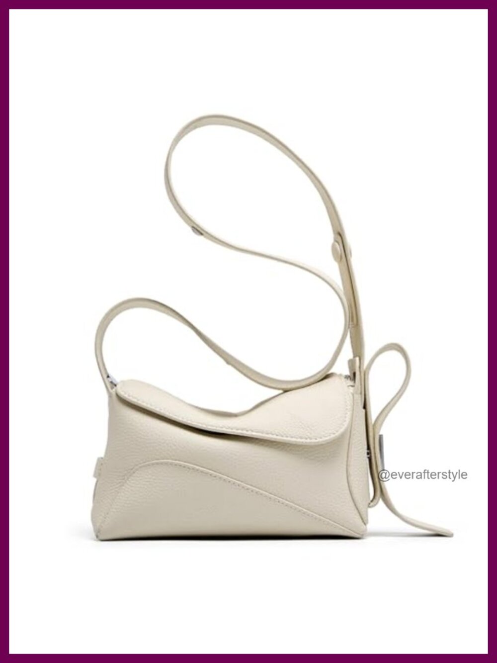 Genuine Leather Crossbody Bag Small Adjustable Strap Satchel Shoulder Purse